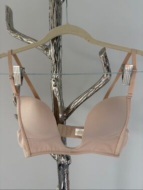 Fashion Forms Nude Plunge Bra - Blush
